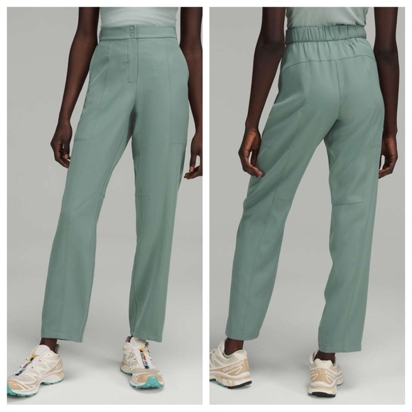 lululemon athletica Pants - Lululemon Dynamic Days Tidewater Teal travel pants size 29